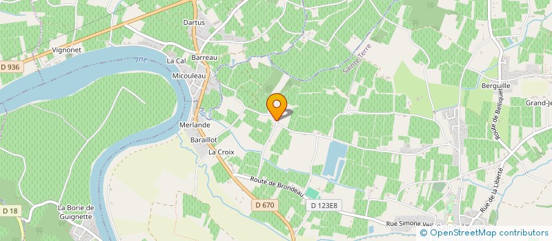 localisation de l'entreprise ROY JEAN-PHILIPPE ET CHRISTOPHE  SAINTE-TERRE