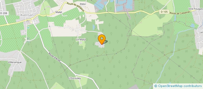 localisation de l'entreprise ROY JTP  AVENSAN