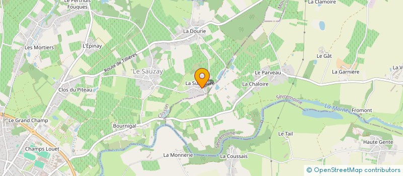 localisation de l'entreprise ROY OLIVIER  CLISSON