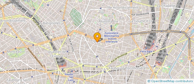 localisation de l'entreprise ROY PIGALLE  PARIS