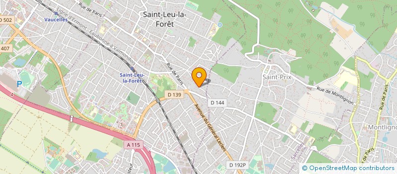 localisation de l'entreprise ROY RENOVATION à SAINT-LEU-LA-FORET