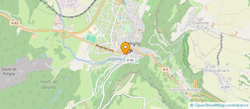 localisation de l'entreprise ROY SALOMON  POLIGNY