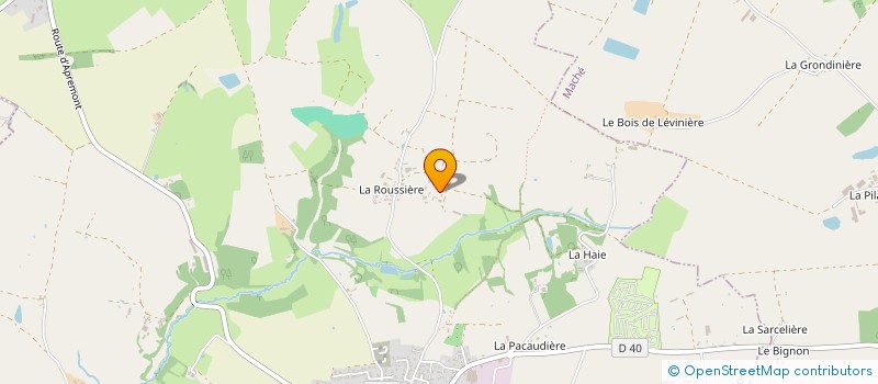 localisation de l'entreprise ROY VIOLAINE à APREMONT