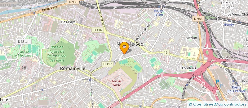 localisation de l'entreprise ROYA à NOISY-LE-SEC