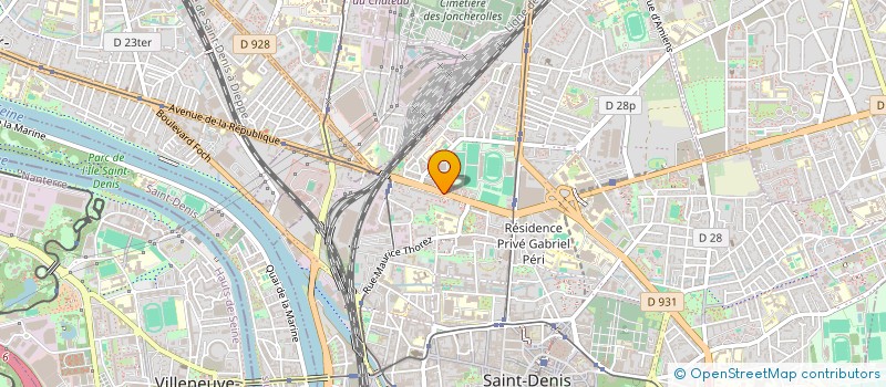 localisation de l'entreprise ROYA à SAINT-DENIS