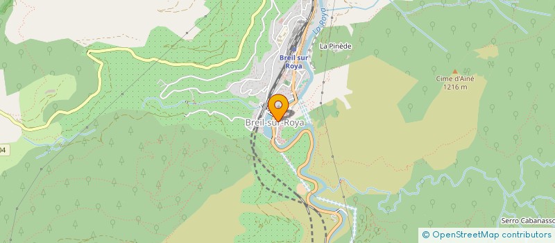 localisation de l'entreprise ROYA HANDBALL  BREIL-SUR-ROYA