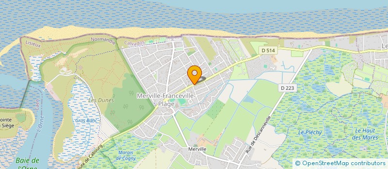 localisation de l'entreprise ROYACEGO  MERVILLE-FRANCEVILLE-PLAGE