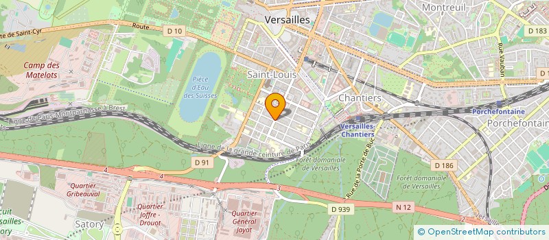 localisation de l'entreprise ROYAL 168 à VERSAILLES