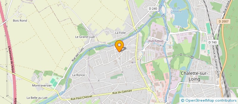 localisation de l'entreprise ROYAL  CHALETTE-SUR-LOING