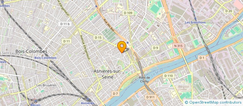 localisation de l'entreprise ROYAL A.S.R RENOV à ASNIERES-SUR-SEINE