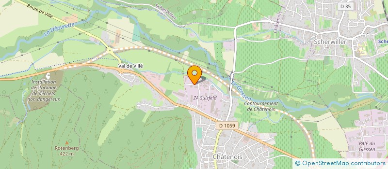 localisation de l'entreprise ROYAL AIRSOFT à CHATENOIS