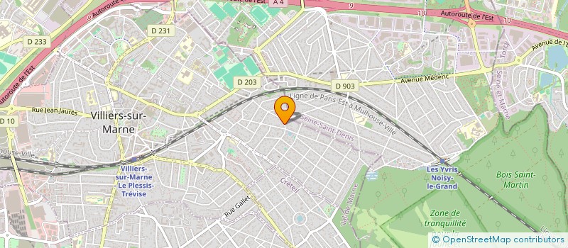 localisation de l'entreprise ROYAL ART TRANSDEM à VILLIERS-SUR-MARNE