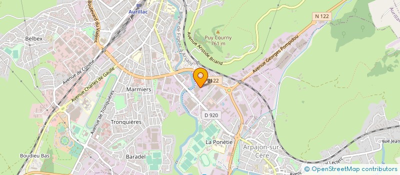 localisation de l'entreprise ROYAL AURILLAC à AURILLAC