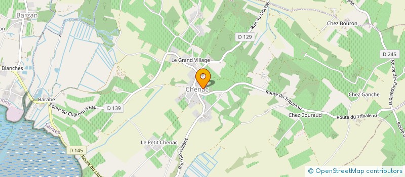 localisation de l'entreprise ROYAL BAMBOO & CO  CHENAC-SAINT-SEURIN-D'UZET