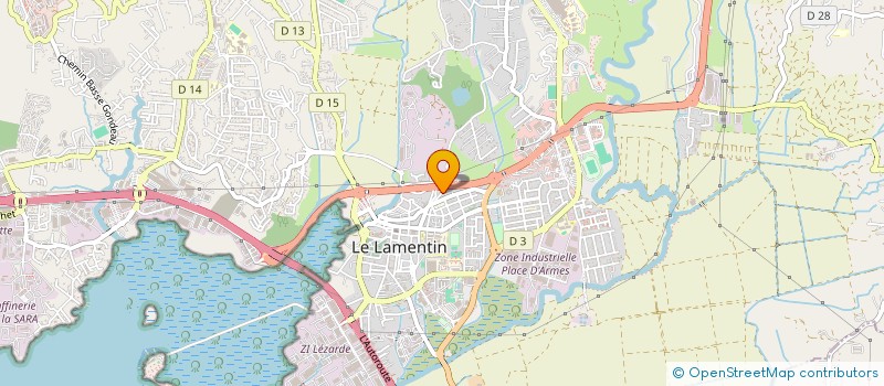 localisation de l'entreprise ROYAL BAT' SARL  LE LAMENTIN