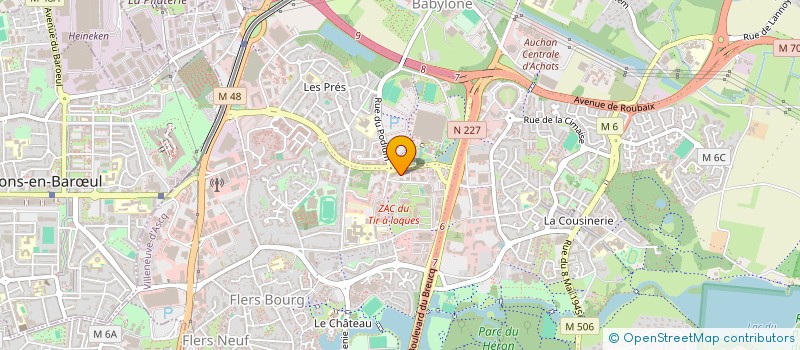 localisation de l'entreprise ROYAL BEAULAINCOURT  VILLENEUVE-D'ASCQ