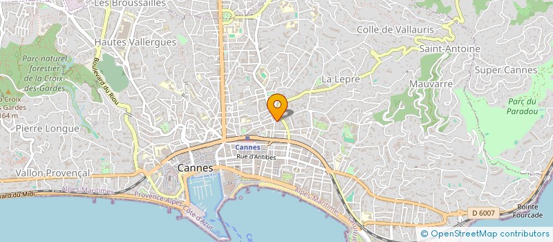 localisation de l'entreprise ROYAL BEAUTY à CANNES