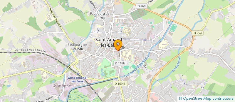 localisation de l'entreprise ROYAL BEEF à SAINT-AMAND-LES-EAUX