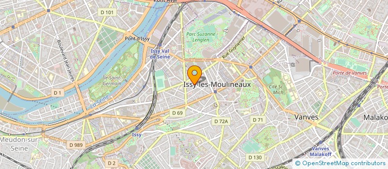 localisation de l'entreprise ROYAL BENGLA à ISSY-LES-MOULINEAUX