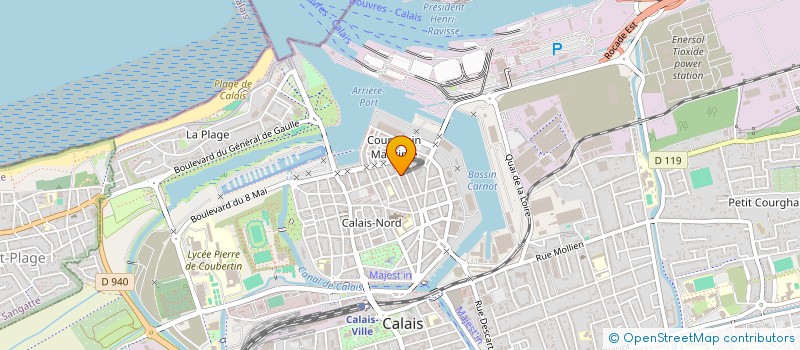 localisation de l'entreprise ROYAL BERKSHIRE  CALAIS