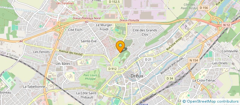 localisation de l'entreprise ROYAL BILLY à DREUX