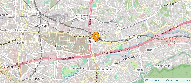 localisation de l'entreprise ROYAL BTP  MARSEILLE 11EME