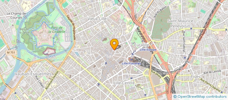 localisation de l'entreprise ROYAL BUSINESS CLUB à LILLE