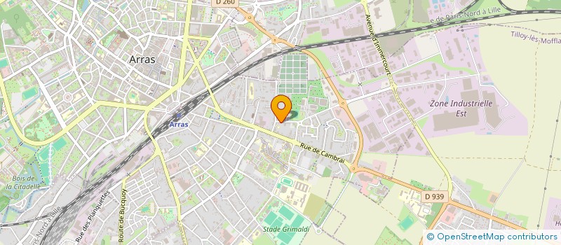 localisation de l'entreprise ROYAL CABS à ARRAS