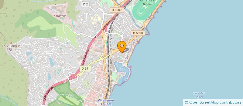 localisation de l'entreprise ROYAL CAP  VILLENEUVE-LOUBET