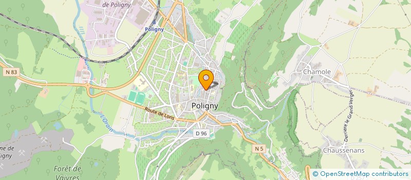 localisation de l'entreprise ROYAL-CAR  POLIGNY