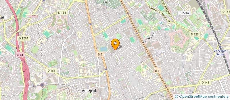 localisation de l'entreprise ROYAL-CAR TAXI  VITRY-SUR-SEINE