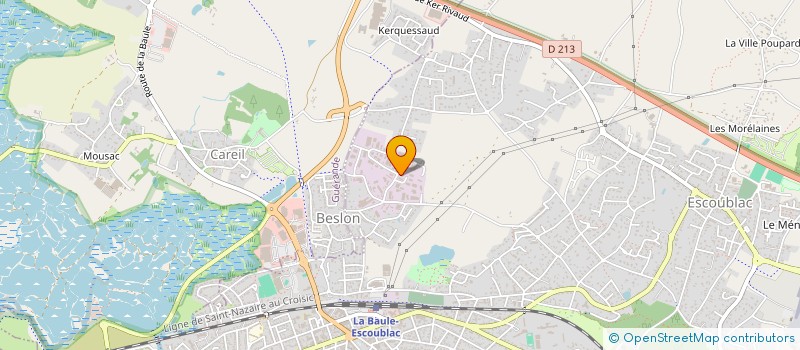 localisation de l'entreprise ROYAL CARROSSERIE à LA BAULE-ESCOUBLAC