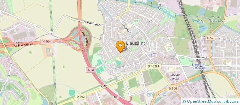 localisation de l'entreprise ROYAL CARS  LIEUSAINT