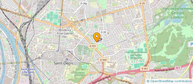 localisation de l'entreprise ROYAL CARS PRESTIGE  SAINT DENIS