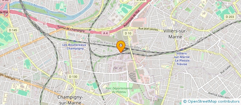 localisation de l'entreprise ROYAL CARS PRIVE à CHAMPIGNY-SUR-MARNE