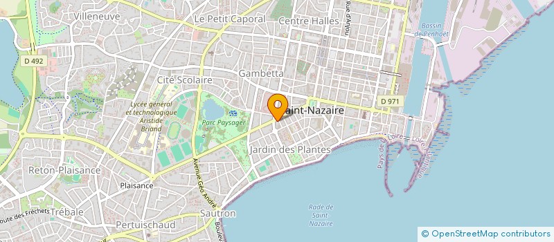 localisation de l'entreprise ROYAL CHICKEN  SAINT-NAZAIRE