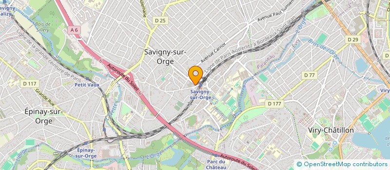localisation de l'entreprise ROYAL CLUB à SAVIGNY-SUR-ORGE