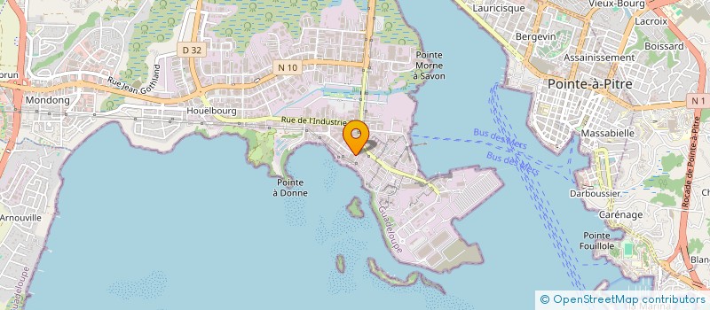 localisation de l'entreprise ROYAL CONSTRUCTIONS à BAIE-MAHAULT