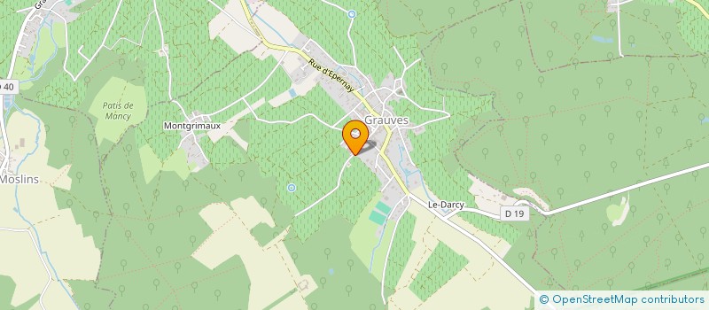 localisation de l'entreprise ROYAL COTEAU PRESTATIONS  GRAUVES