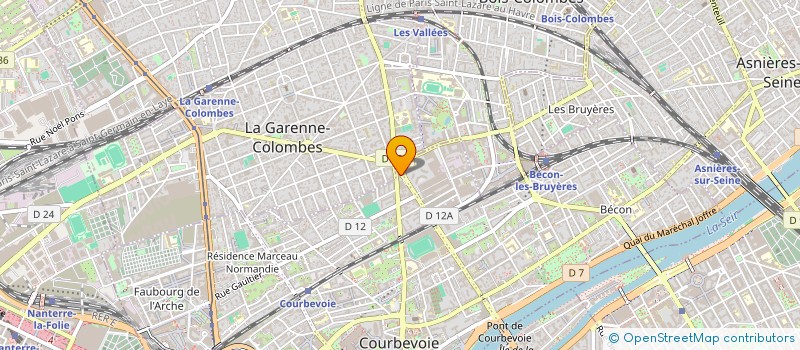 localisation de l'entreprise ROYAL COURBEVOIE à COURBEVOIE