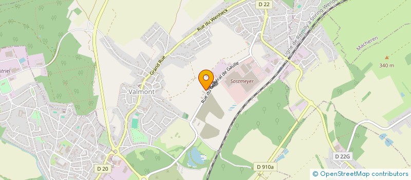 localisation de l'entreprise ROYAL COVERING  VALMONT