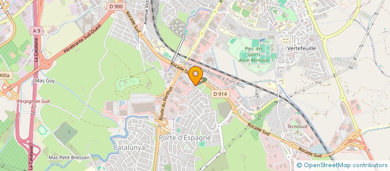 localisation de l'entreprise ROYAL D'ASIE  PERPIGNAN