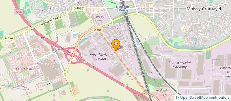 localisation de l'entreprise ROYAL D'ASIE à MOISSY-CRAMAYEL