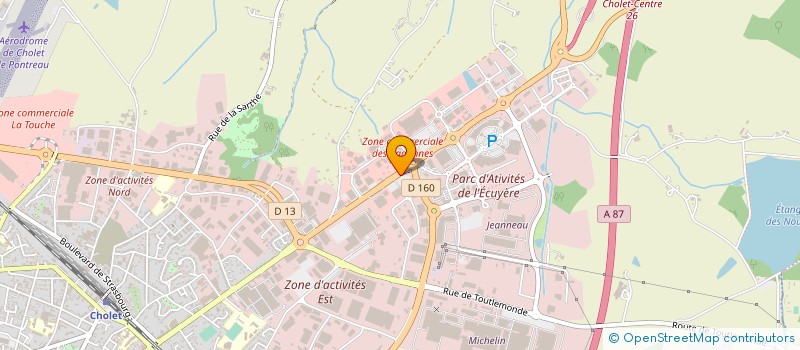 localisation de l'entreprise ROYAL D'ASIE à CHOLET