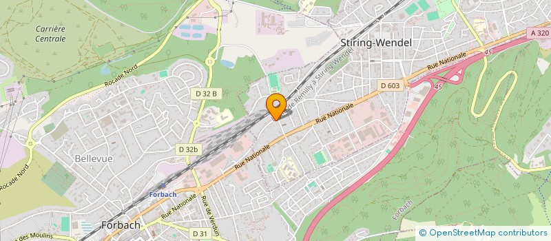 localisation de l'entreprise ROYAL DANCING SARL  STIRING-WENDEL