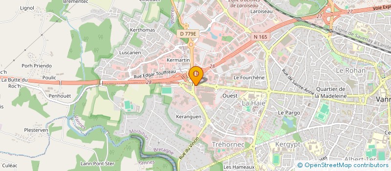 localisation de l'entreprise ROYAL DE VANNES à VANNES