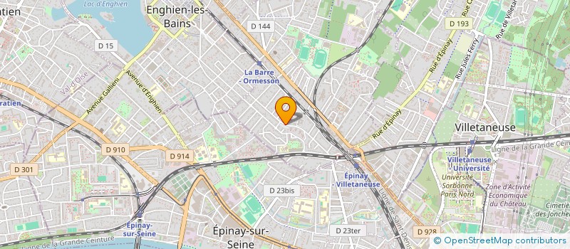 localisation de l'entreprise ROYAL.DECO  DEUIL-LA-BARRE