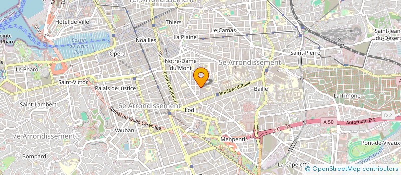 localisation de l'entreprise ROYAL DELICES à MARSEILLE