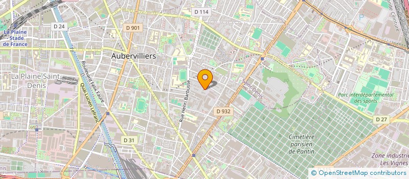 localisation de l'entreprise ROYAL DEMENAGEMENT à AUBERVILLIERS