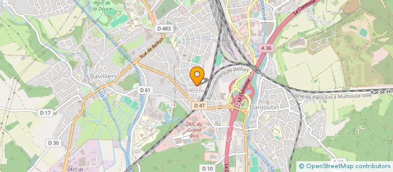 localisation de l'entreprise ROYAL DJI SARL à BELFORT
